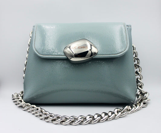 Maya Mini Bag - Sky Blue eco Leather by CLIC Jewels